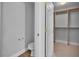 Walk-in closet with toilet and built-in shelves provides ample storage for organized living at 2271 Smokey Sky Dr, Henderson, NV 89052