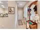 Cozy entryway featuring a mirror, neutral walls, and tiled flooring at 2522 Darda St, Henderson, NV 89044