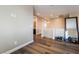 Hallway with wood floors leads to other rooms at 2575 Hazelburn Ave, Henderson, NV 89044
