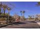 Gated community entrance offers a secure and private living environment for residents at 3312 Speckle Summer Pl # 3, North Las Vegas, NV 89084