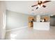 Well-lit eat-in kitchen featuring stainless steel appliances and tile backsplash at 3312 Speckle Summer Pl # 3, North Las Vegas, NV 89084