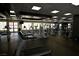 Spacious gym equipped with treadmills, ellipticals and weight machines for a complete workout at 35 E Agate Ave # 208, Las Vegas, NV 89123