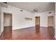 Spacious room with hardwood floors and multiple entrances at 35 E Agate Ave # 208, Las Vegas, NV 89123
