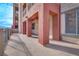 A covered patio in a residential building, offering a relaxed outdoor living space at 35 E Agate Ave # 208, Las Vegas, NV 89123