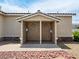 Outdoor showers feature tiled interiors, individual spigots, and a covered roof at 4563 Townwall St, Las Vegas, NV 89115