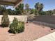 Backyard featuring a rock landscape and partial shade at 4704 Wild Oak Way, North Las Vegas, NV 89031