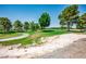 Scenic view of the well-maintained community green space at 5235 E La Campana Dr, Pahrump, NV 89061