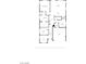 Detailed home floor plan showing layout of rooms, bathrooms, kitchen and garage at 5235 E La Campana Dr, Pahrump, NV 89061