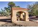 Outdoor gazebo providing shade and seating in a well-landscaped community area at 698 S Racetrack Rd # 1714, Henderson, NV 89015