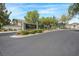 Welcoming entrance to San Marino community with lush landscaping and signage at 7821 Red Leaf Dr, Las Vegas, NV 89131