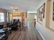 Living room with modern masks displayed on the wall and modern decorations at 7821 Red Leaf Dr, Las Vegas, NV 89131