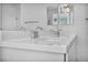Modern bathroom featuring sleek countertops and stylish fixtures, offering a clean and elegant design at 8055 Tank Loop St, Las Vegas, NV 89166