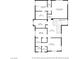 Detailed second floor plan showcases bedroom sizes and bathroom locations at 8055 Tank Loop St, Las Vegas, NV 89166
