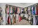 Spacious walk-in closet featuring ample shelving and rods for organizing clothing and accessories, maximizing storage space at 8055 Tank Loop St, Las Vegas, NV 89166