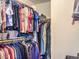 Walk-in closet with clothing racks and shelves for optimal storage and organization at 982 Sable Chase Pl, Henderson, NV 89011