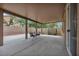 Covered patio with a seating area, offering a relaxing outdoor space at 10952 Napa Ridge Dr, Las Vegas, NV 89144