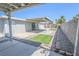 Backyard patio includes artificial turf and covered area providing outdoor space for relaxing and entertaining at 1413 Culley St, Las Vegas, NV 89110