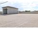 Detached garage with a gravel landscape at 197 E Shelbourne Ave, Las Vegas, NV 89123