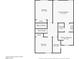 Second story floorplan features bedrooms and baths at 2062 Club Crest Way, Henderson, NV 89014