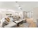 Inviting living room with open layout, seamless flow to kitchen, and stylish furnishings for modern living at 2227 Garden City Ave, Henderson, NV 89052