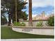 Welcome to Crosspointe: a desert shores community with gorgeous landscaping and well-maintained entrances at 3157 Capetown Way, Las Vegas, NV 89128