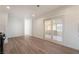 Open living space with recessed lighting and sliding glass doors to the outdoors at 3200 E Owens Ave, North Las Vegas, NV 89030