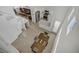 Overhead view of dining area, adjacent to kitchen, providing a view of the home's layout at 3205 Rainmaker St, Las Vegas, NV 89129