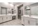 Main bathroom features dual vanities, a makeup vanity, and private toilet at 326 Beethoven Ridge Dr, Henderson, NV 89011