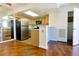 Modern kitchen featuring stainless steel appliances and light wood cabinets at 3811 Desert Marina Dr # 125, Laughlin, NV 89029