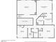 Floor plan displaying layout of second level at 3820 Alpine Track Ave, North Las Vegas, NV 89032