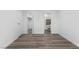 Bedroom includes access to a bathroom with a shower and a closet for storage at 3923 Gogo Way # 106, Las Vegas, NV 89103