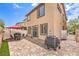 Spacious backyard with brick paving, perfect for outdoor activities and relaxation at 4212 Juanita May Ave, North Las Vegas, NV 89032