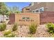 Well-maintained Mesa Verde community entrance with attractive landscaping and signage at 4212 Juanita May Ave, North Las Vegas, NV 89032