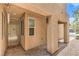 Inviting front porch with decorative accents at 4212 Juanita May Ave, North Las Vegas, NV 89032
