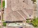 Detailed shot of the tile roof with varied earth tones, complementing the home's exterior and landscape at 4212 Juanita May Ave, North Las Vegas, NV 89032