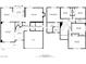House floor plan detailing the layout of both floors with dimensions at 4330 Flandes St, Las Vegas, NV 89121