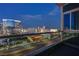 A balcony showcases an amazing city view and offers a glimpse of the surrounding area at 4575 Dean Martin Dr # 2607, Las Vegas, NV 89103