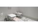 Modern bathroom featuring a bidet and sleek marble flooring at 4575 Dean Martin Dr # 2607, Las Vegas, NV 89103