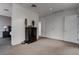 Neutral bedroom featuring a black dresser and muted, elegant décor at 4575 Dean Martin Dr # 2607, Las Vegas, NV 89103