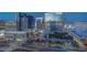 Las Vegas cityscape view with a modern building and bright lights at 4575 Dean Martin Dr # 2607, Las Vegas, NV 89103