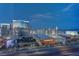 Panoramic aerial view of the Las Vegas strip showcasing the city skyline and bright lights at 4575 Dean Martin Dr # 2607, Las Vegas, NV 89103
