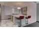 Sleek kitchen with large center island, stainless steel appliances, and modern design at 4575 Dean Martin Dr # 2607, Las Vegas, NV 89103