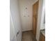 Bathroom space with natural wood cabinet at 5710 E Tropicana Ave # 1172, Las Vegas, NV 89122