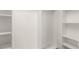Walk-in closet with ample shelving and storage space at 6480 Chebec St, North Las Vegas, NV 89084