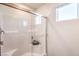 Elegant walk-in shower with clear glass door and sleek chrome hardware at 6529 Cinnamon Hazelnut Ave # Lot 93, North Las Vegas, NV 89084