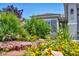 Inviting home exterior with desert landscaping at 7029 Bocaire Dr, Las Vegas, NV 89131