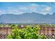 Scenic mountain views from the property's backyard at 7029 Bocaire Dr, Las Vegas, NV 89131
