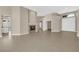 Spacious living room with tile floors, fireplace, and an open floor plan at 7813 Riviera Beach Dr, Las Vegas, NV 89128