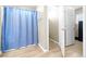Clean and simple bathroom with a shower and neutral color scheme at 7868 Territorial St, Las Vegas, NV 89149