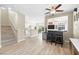 Spacious living area features a modern bar and open floor plan design at 7868 Territorial St, Las Vegas, NV 89149
